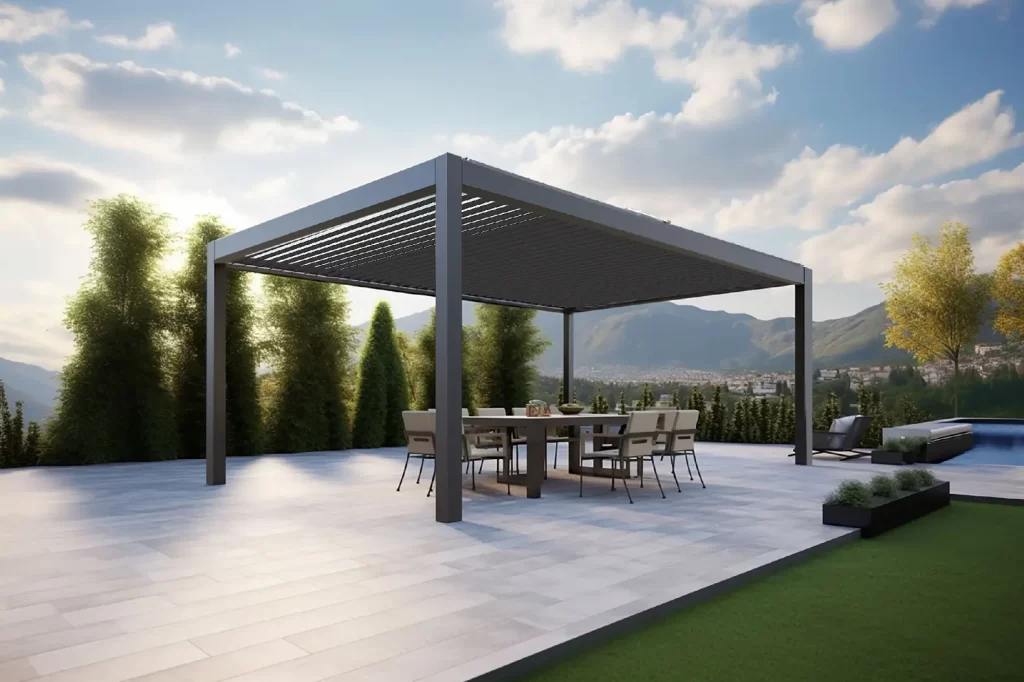 Louvered Pergola in St. Louis Metro Area